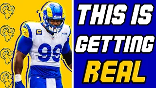 aaron donald breaks silence on potential rams return la rams return is getting real 