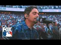 Brad Paisley performs the National Anthem ahead of Yankees vs Dodgers Game 1 MLB on FOX