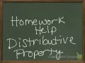 Distributive Property practice worksheet