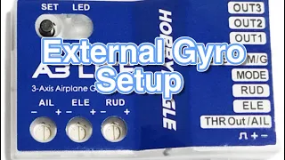 setting up an external gyro hobby eagle a3 lite