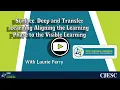 Laurie Ferry Surface Deep and Transfer Learning Aligning the Learning Phase to Visible Learning