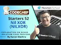 Codechef Starters 52 Nil XOR NILXOR Solution In Hindi Explanation Code Editorial