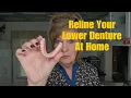 How To Apply DenSureFit to the LOWER DENTURE