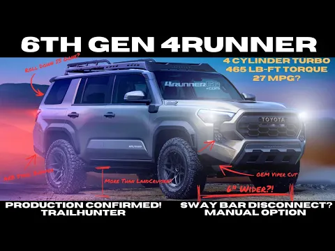 New Leaks! 2025 Toyota 4Runner And What To Expect