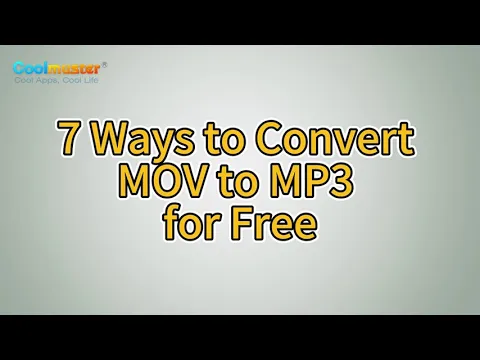 Download MP3 How to Convert MOV to MP3 in 7 Offline \u0026 Online Methods