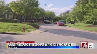 Arrest made in NCCU student s death