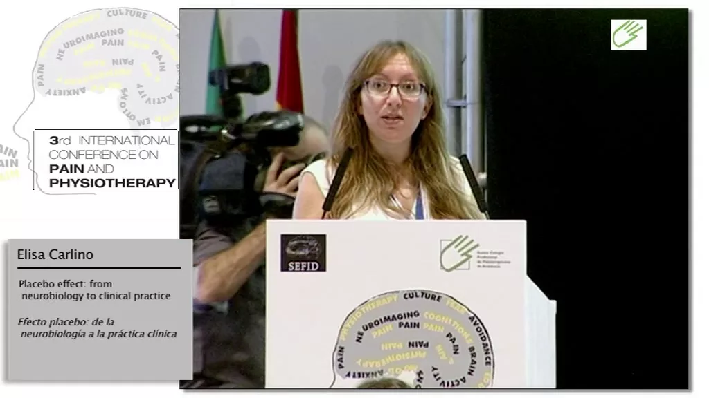 Elisa Carlino. 'Placebo effect: from neurobiology to clinical practice'