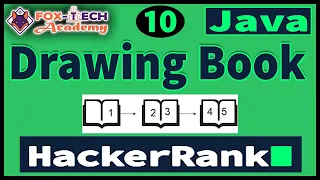 10 Drawing Book HackerRank Coding Competitive Programming Java Fox Tech Academy