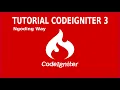 CodeIgniter 3 Part 5 Autoload