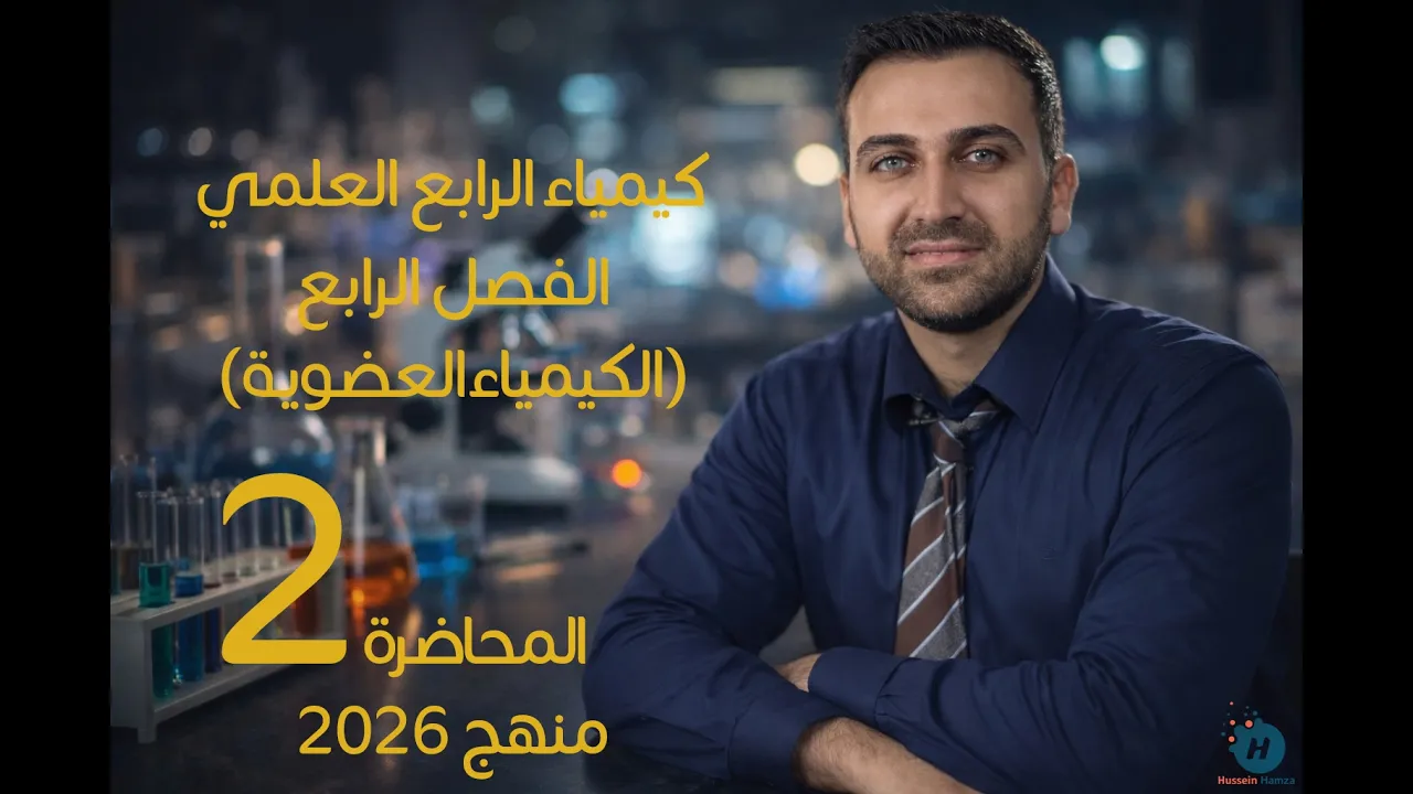 كيمياء الرابع العلمي / الفصل الرابع / المحاضرة 2 / المنهج الجديد2026