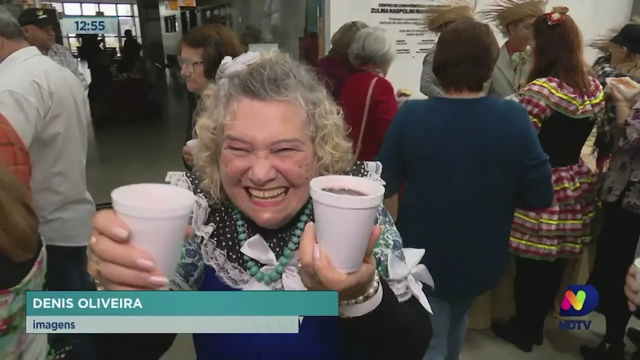 Campanha do Agasalho: festa julina movimenta Centro de Convivência da Terceira Idade em Criciúma