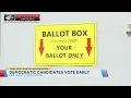 Erie Democratic candidates cast their early primary ballots