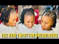 The light skin girl hair twist