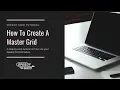 Creating Master Grid Schedule l SPEEDY GRID