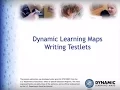 DLM Writing Testlets