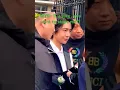 Download Lagu lil 🦁 super shocked by security staff as he stop him..😅 #wangyibo #yizhan #parisfashionweek 💚♥️