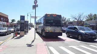 Two BM5 Buses Passing Cross Avenue