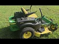 54 Inch John Deere Z 445 Commercial Grade Zero Turn Riding Lawn Mower