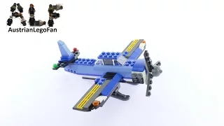 Lego Creator 31049 Single engine Airplane Twin Spin Helicopter Model 3of3 - Lego Speed Build Review