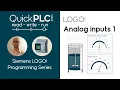 LOGO Analog basics 1 Siemens PLC programming