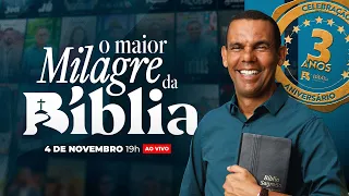 📖 O maior milagre da Bíblia I Aniversário de 3 anos A Bíblia Comentada com Rodrigo Silva