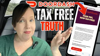 BREAKING NEWS DoorDash Announces Tips Are Tax Free THE TRUTH