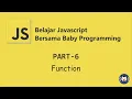 Belajar Function Pada JavaScript parameter argument return Part-6 JavaScript