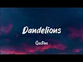 Lagu Gustixa - Dandelions (Lyrics)