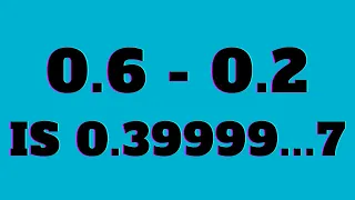 Floating Point Arithmetic Issues and Limitations Python