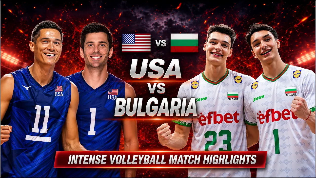 USA vs Bulgaria Epic Volleyball Highlights | Men's VNL 2026