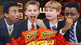 Download British Highschoolers try Flamin’ Hot Cheetos for the first time! MP3