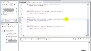 Advanced Java tutorial - The Console Class