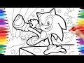 Sonic the Hedgehog Coloring Pages Learn Coloring with Sonic Coloring Book for Kids