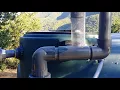 Installation of a new 5 000 gallon poly water tank at the ranch