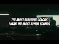 for KING + COUNTRY - the most beautiful colours (Lyrics Video)