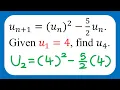 Recurrence Relations Sequences and Series - Edexcel A Level Maths