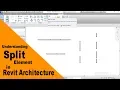 How to Split Elements in Revit Tutorial-Understanding Split Elements tool in Revit Architecture
