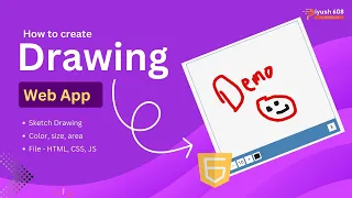 How to create Drawing App using Html Css Js Download Code