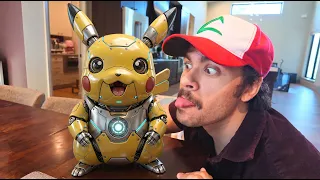 COMPREI UM PIKACHU ROBÔ E FIZ UMA BATALHA POKÉMON
