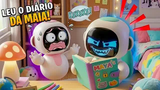 Confusão dos robôs EILIKO! 🔥 O Cleitinho pegou o diário da Maia! 😱