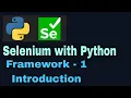 Selenium with python hybrid framework Tutorial 1 Pytest Page Object Model Introduction