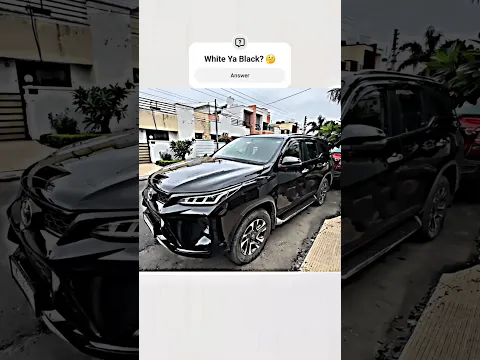 New Black Fortuner Legender Le Li 😍 @souravjvlogs #trending #shorts