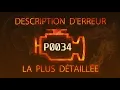 P0034 Description d erreur la plus detaillee