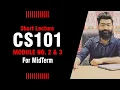 CS101 Module 2 3 Short Lectures By Prof Khaliq Mirza