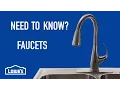 Need To Know Faucets