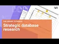 Strategic database research