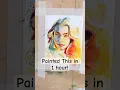 Download Lagu Quick Acrylic Portrait Painting #art #paintprocess #acrylicportrait