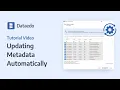 Dataedo Tutorial Updating Metadata Automatically