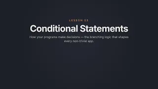 Learn Rust Easily - Conditional Statements