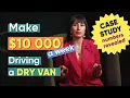 How to make 10 000 a WEEK driving a Dry Van in Trucking Business